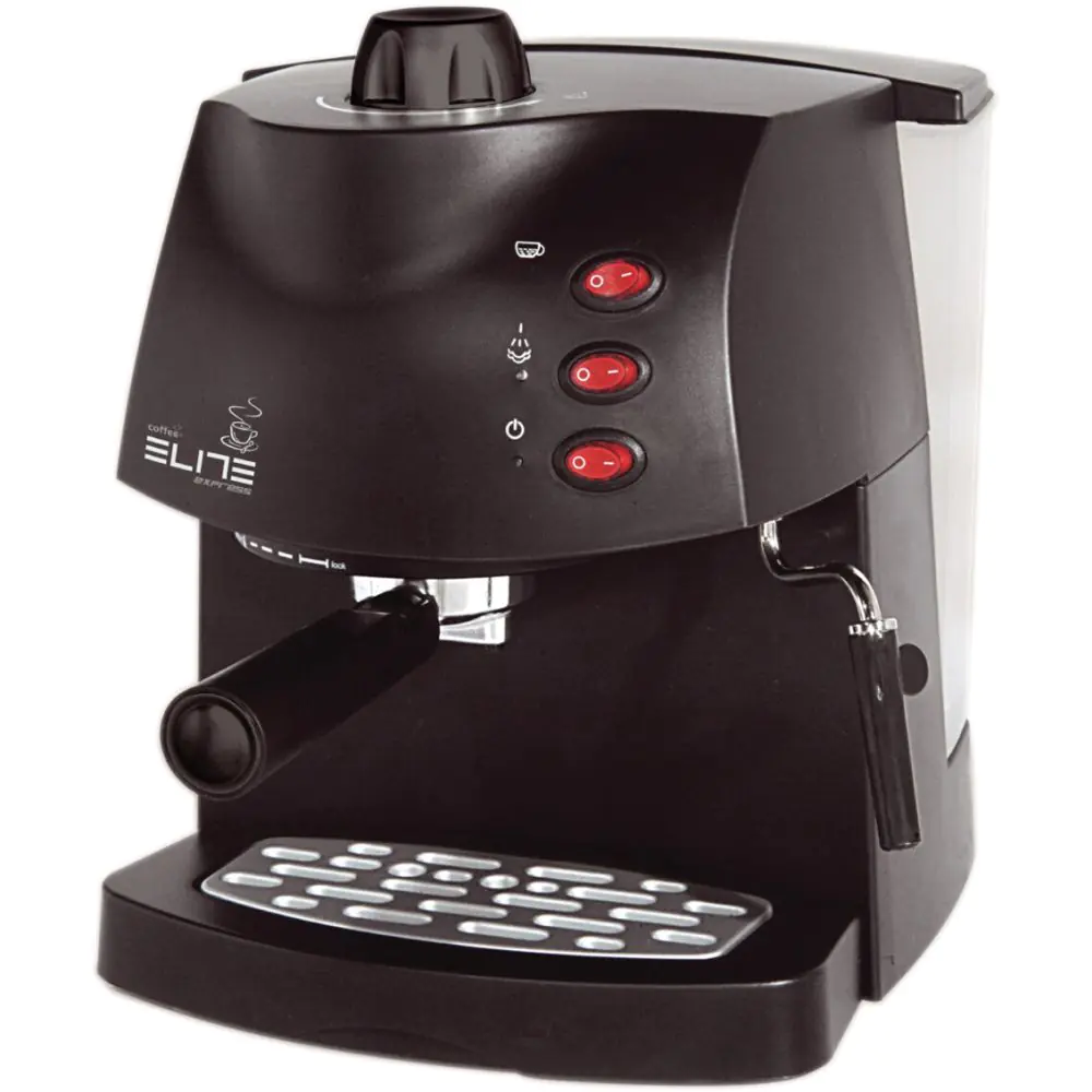 Кафемашина ELITE PS-653X, 15 бара, 900W, дюза за пара, черен, (16415)