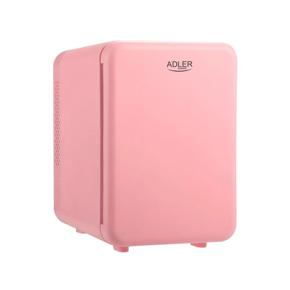 Хладилник Adler AD 8084p, 12V/220V, 32-42 W, 4 L, Отопление/Охлаждане, Mини, Розов, (19258)