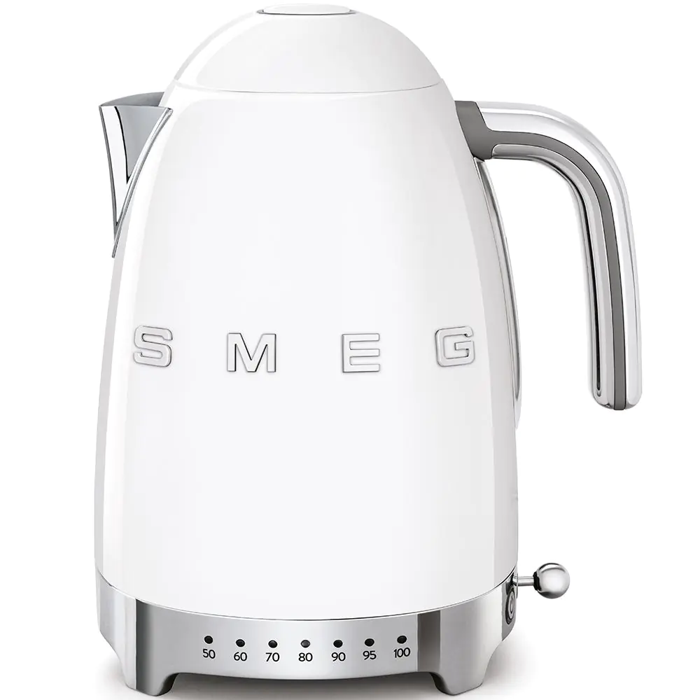 Регулируема термокана SMEG KLF04WHEU, 50s Style, 2400W, 1.7L, бял, (19911)