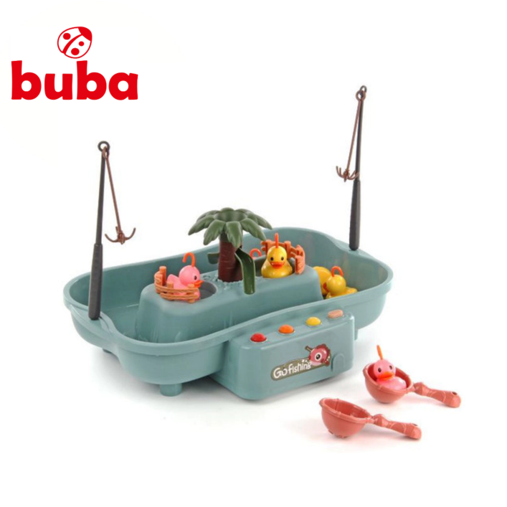 Комплект за риболов Buba Go Fishing, 889-191, патета, сив, (14914)