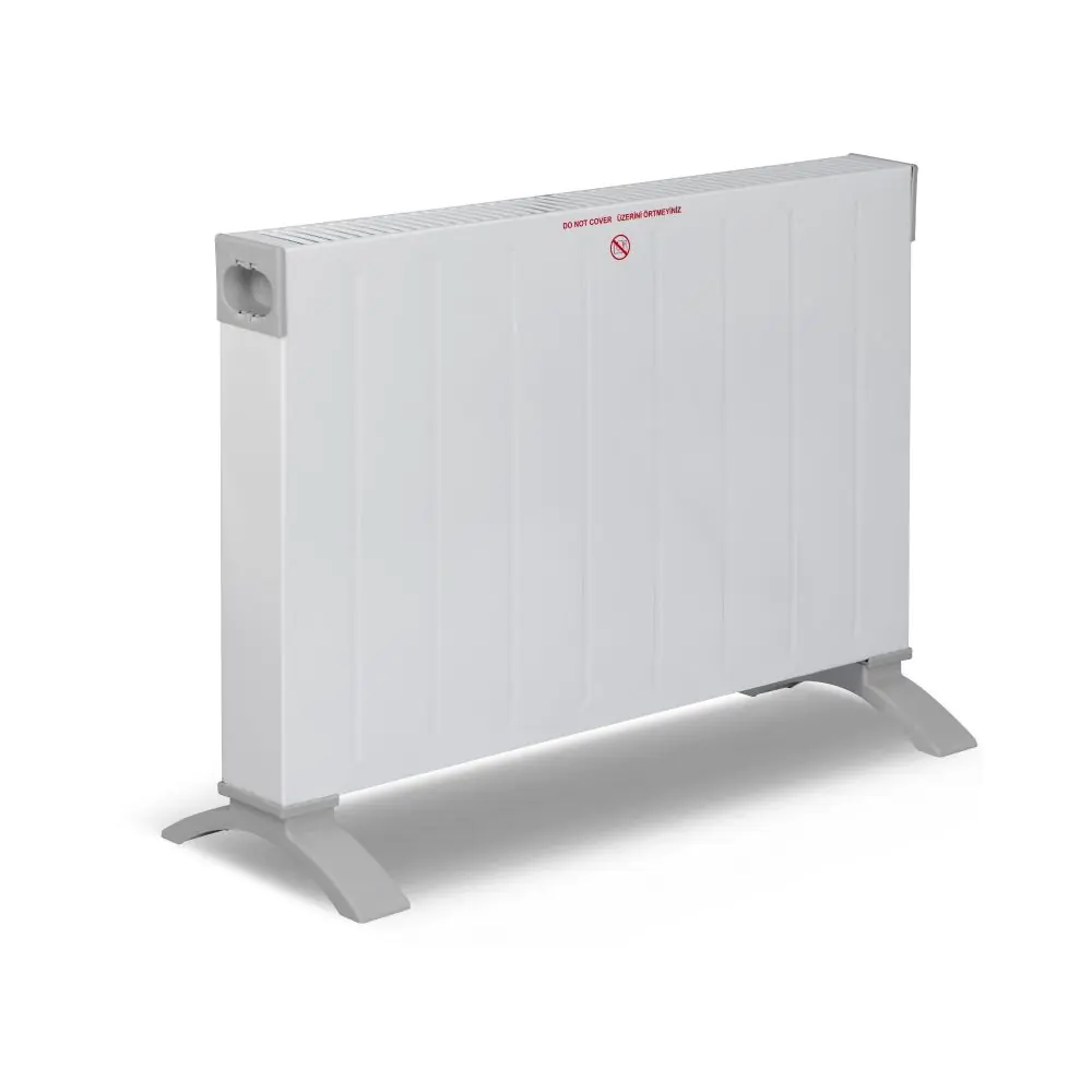 Конвектор за стена или под Hausberg HB-8203AB, 2000W, Без загуба на кислород, Бял, (99HB8203AB)