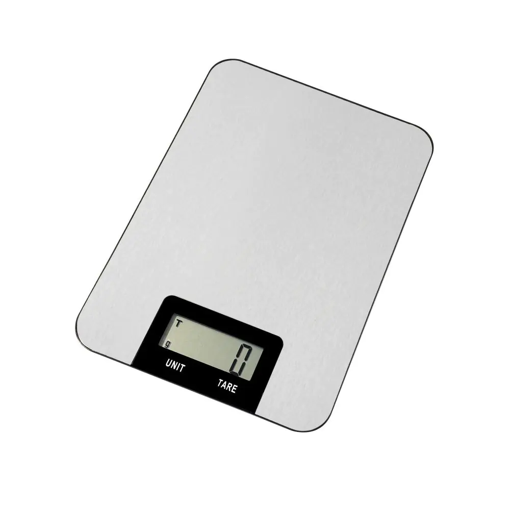 Кухненска везна Voltz V51651I, 5 кг, ТАРА, 1 х CR2032, LCD Дисплей 53 х 20мм, Инокс, (555V51651I)