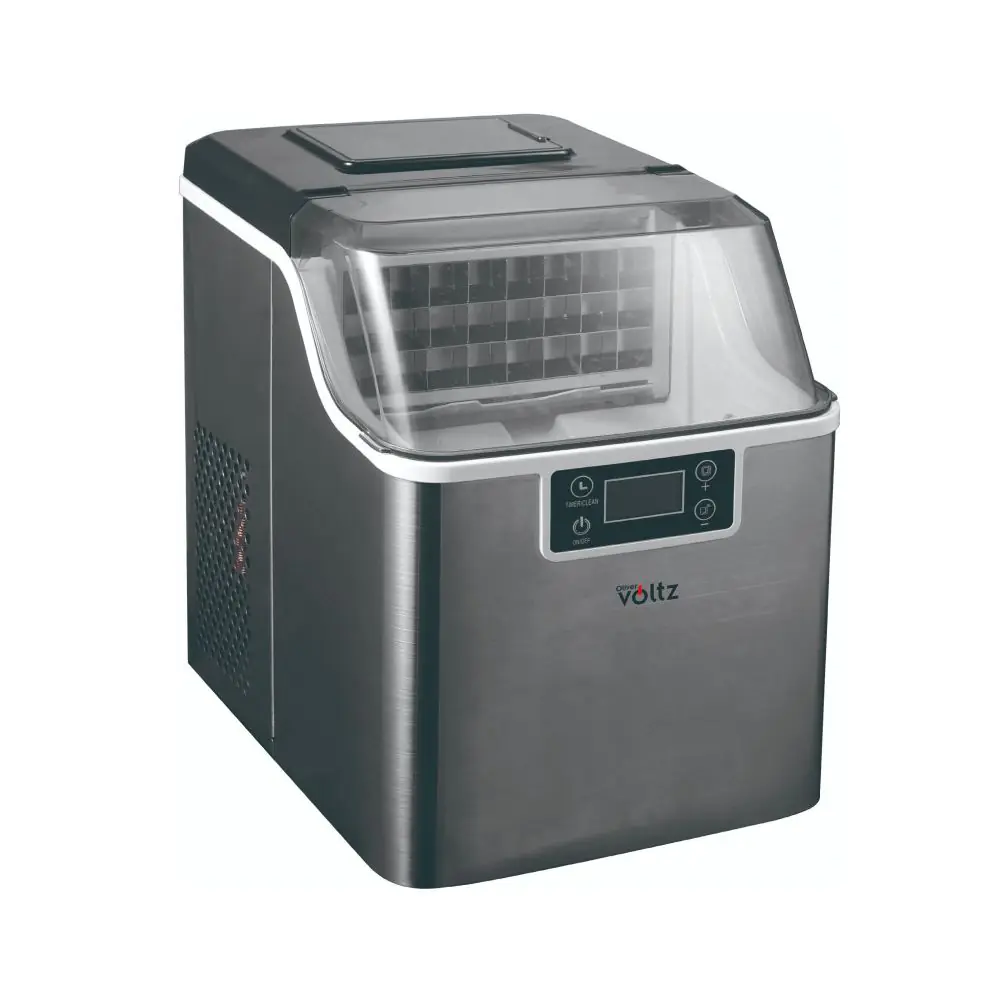 Ледогенератор Oliver Voltz OV51447D, 170W, 22кг/24ч, 3.2 л, 24 квадратни кубчета за цикъл работа, Инокс, (35931001)