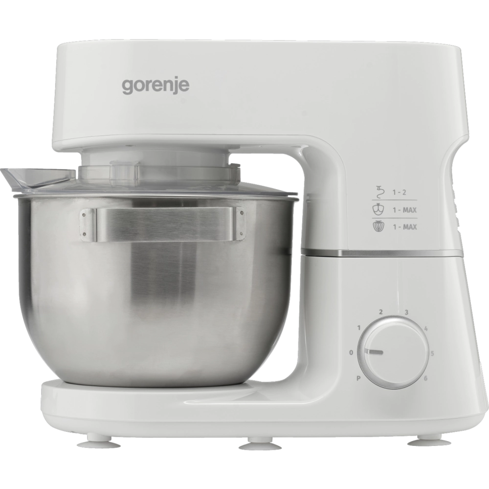 Планетарен миксер GORENJE MMC800CW, 800W, 6 Степени, 5 L Купа, Бял, (21359)