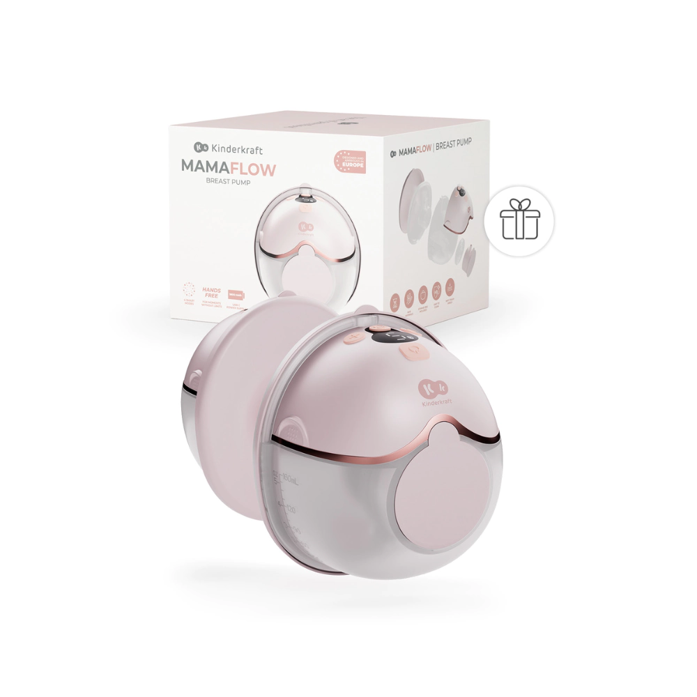 Kinderkraft MAMAFLOW единична електрическа помпа за кърма PINK, (35948355)