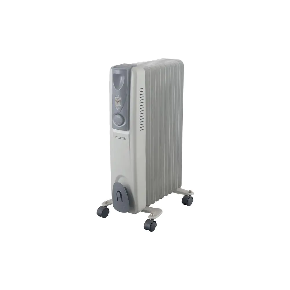 Маслен радиатор ELITE EOH-9200, 9 ребра, 2000W, Бял, (15934)