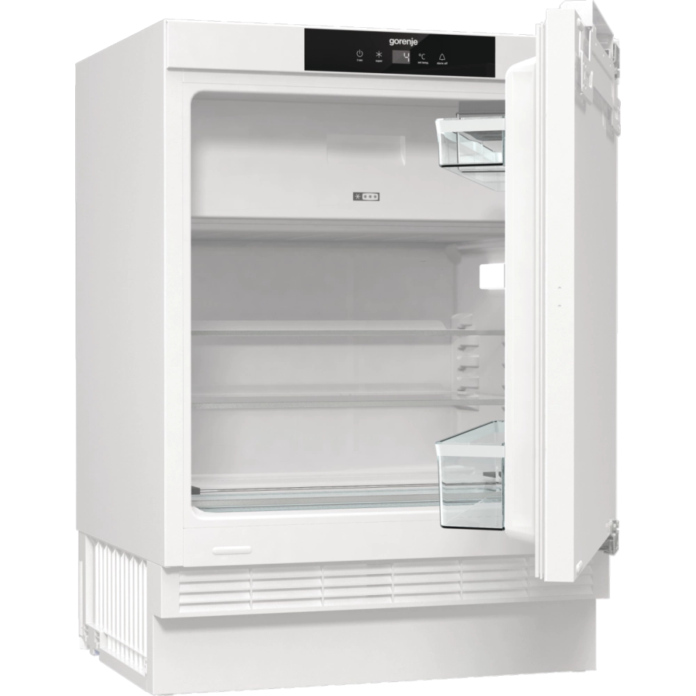 Хладилник за вграждане под плот Gorenje RBIU609EA1, 121L, Автоматично размразяване, Бял, (35930988)