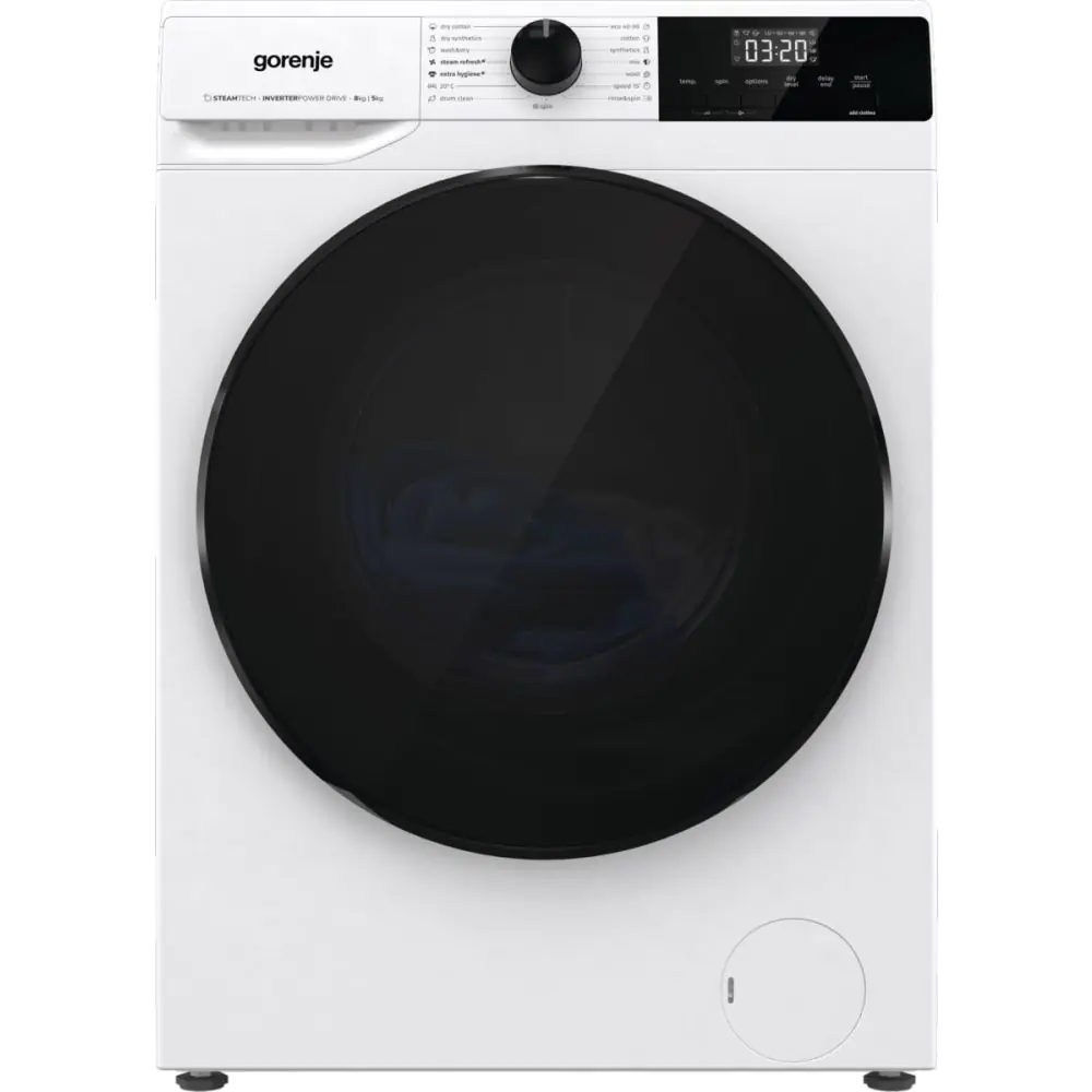 Пералня със сушилня Gorenje WD2A854ADS, 8/5 кг., 15 програми, бял, (13645)