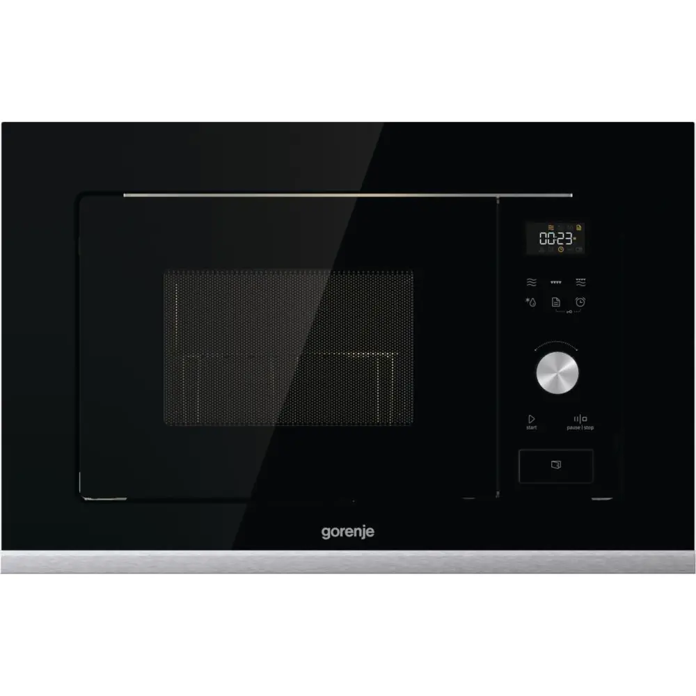 Микровълнова фурна за вграждане Gorenje BMX201AG1BG, 20 л, Грилл, Черен, (13642)