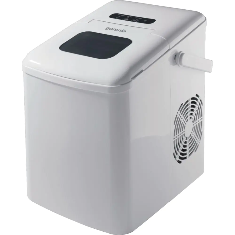 Ледогенератор GORENJE IMD1200W, 1.8 L, 12кг./ден, XL Кубчета, Фунцкия Самопочистване, Бял, (20725)