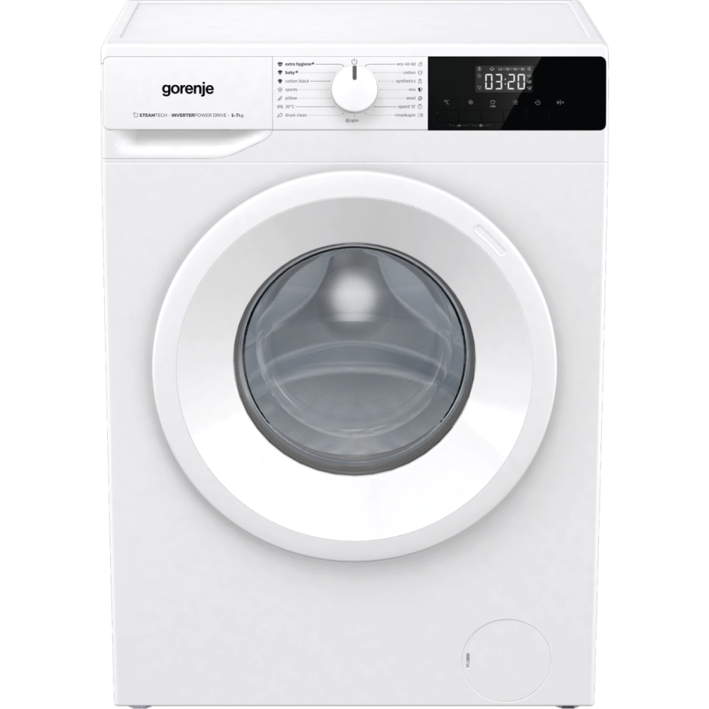 Пералня Gorenje WNHPI72SCS, инверторен мотор, 7 кг., бял, (13612)