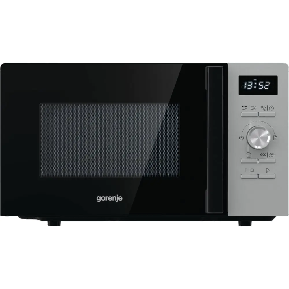 Микровълнова фурна Gorenje MO20A4XH, 20 литра, грил, черен/сив, (13728)