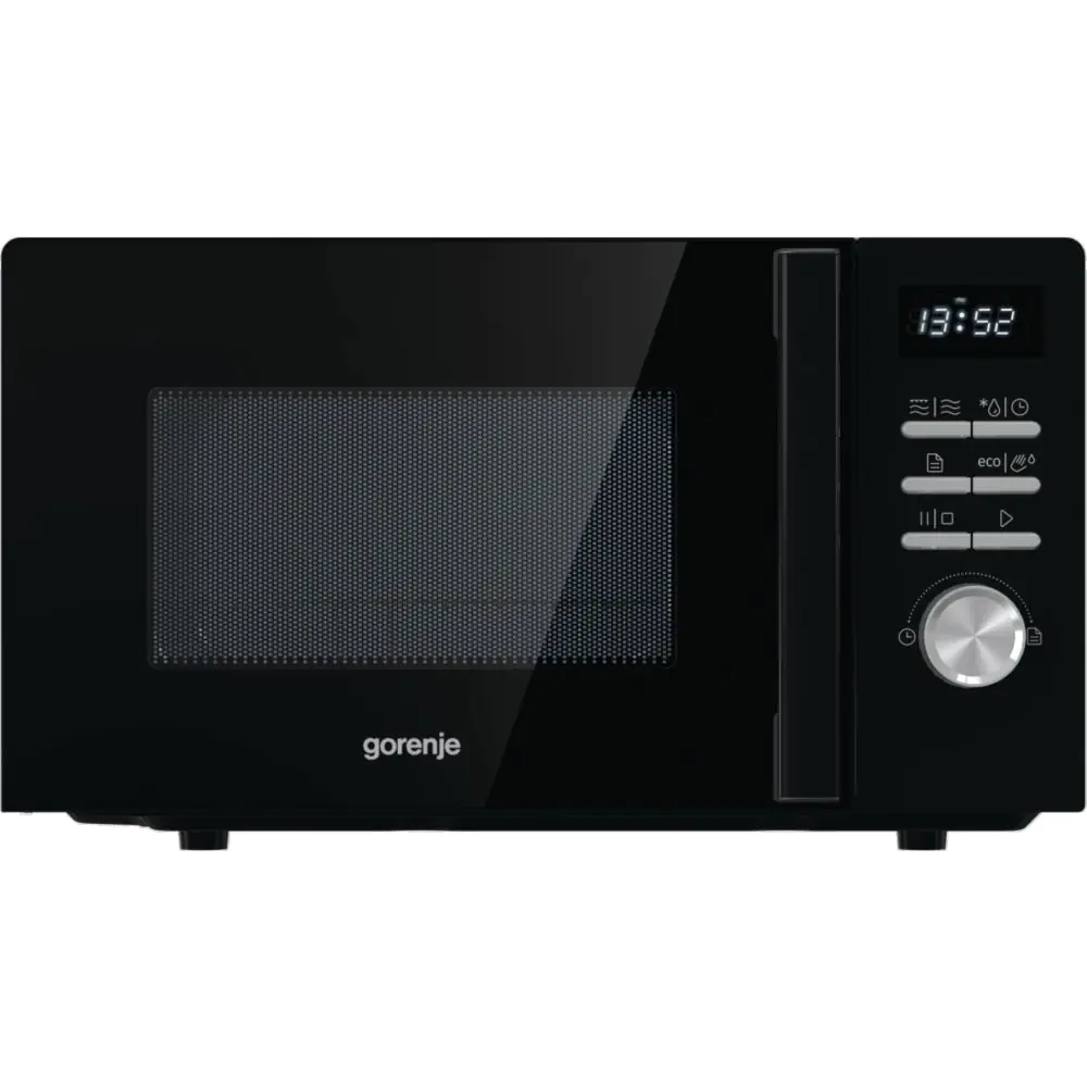 Микровълнова фурна Gorenje MO20A4BH, 20 литра, грил, черен, (13729)