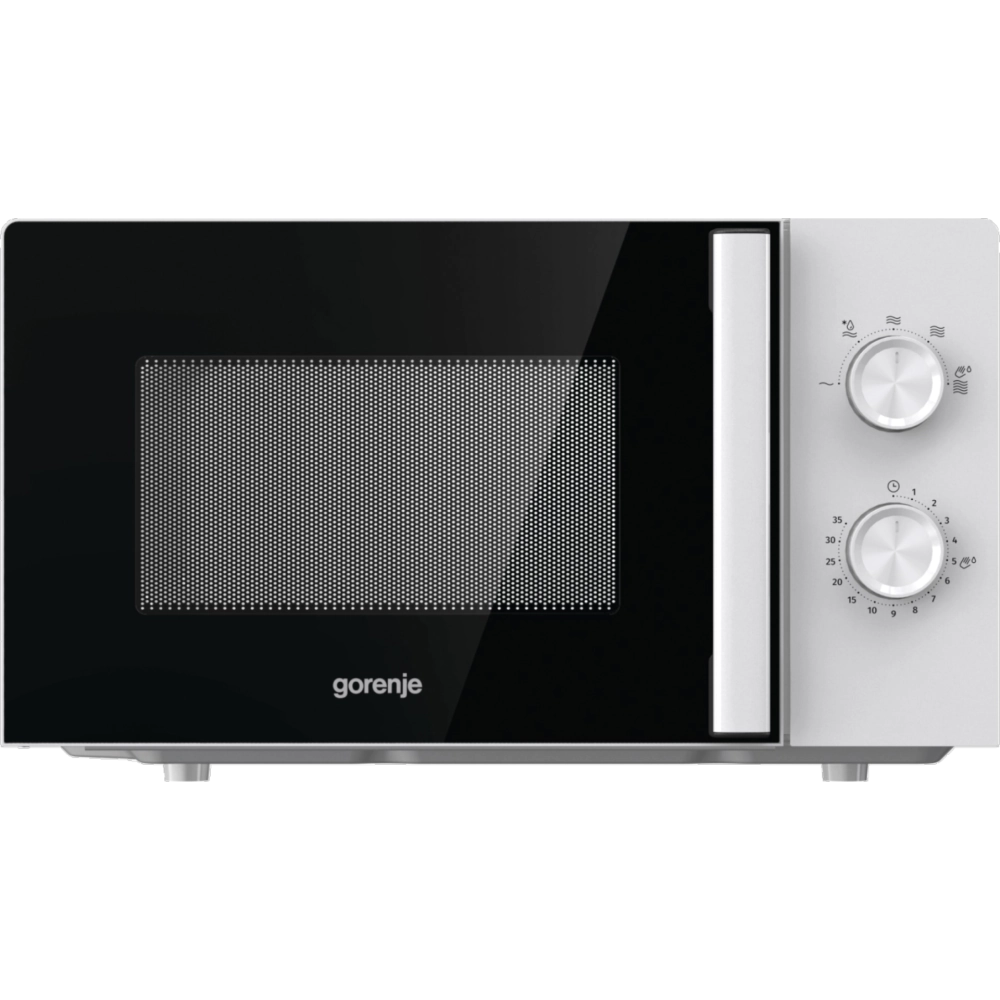 Микровълнова фурна Gorenje MO20E1WH, 20 литра, 800W, бял, (13725)