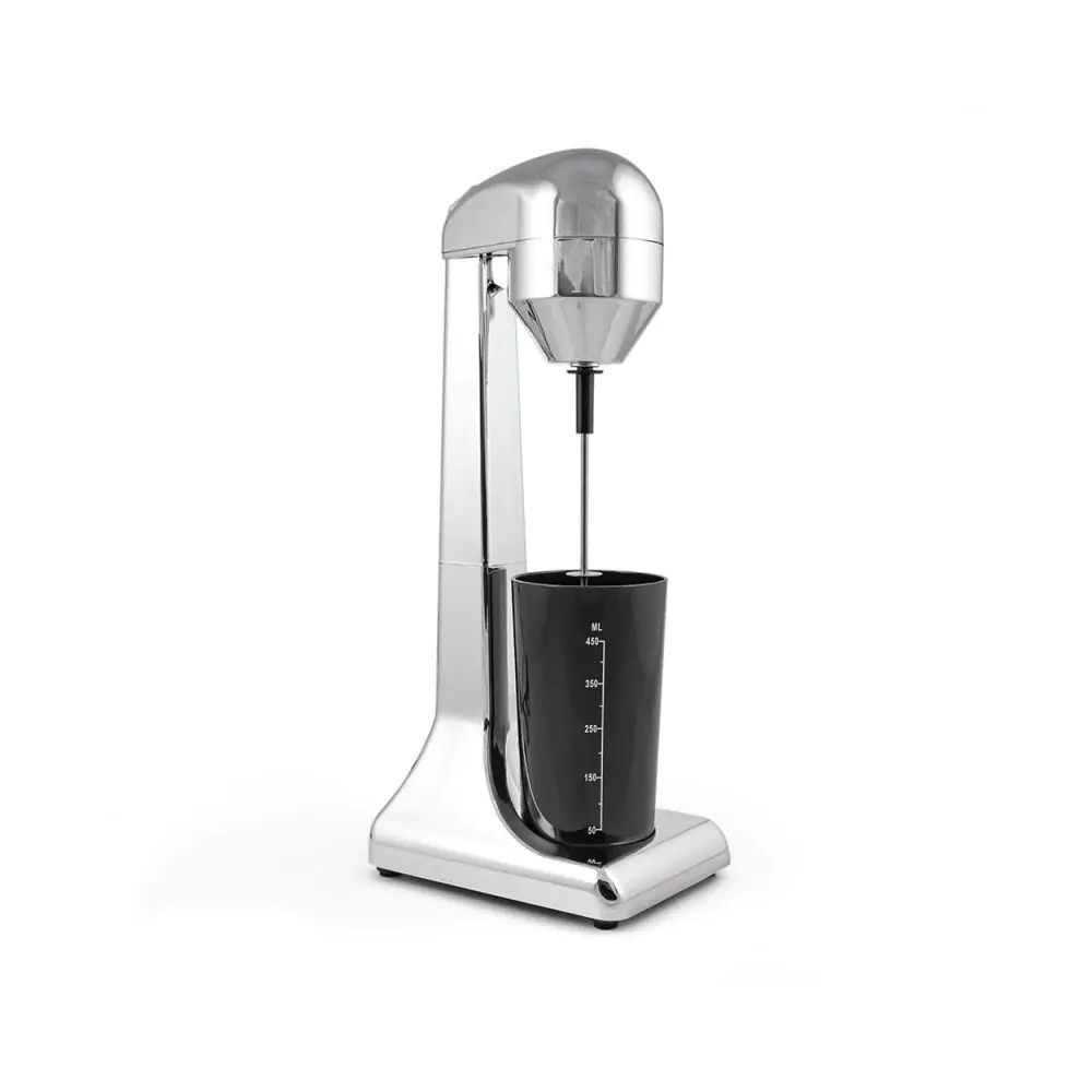 Миксер за фрапе Rosberg Premium RP51163D, 100W, 2 скорости, Метална бъркалка, Хром, (14642)