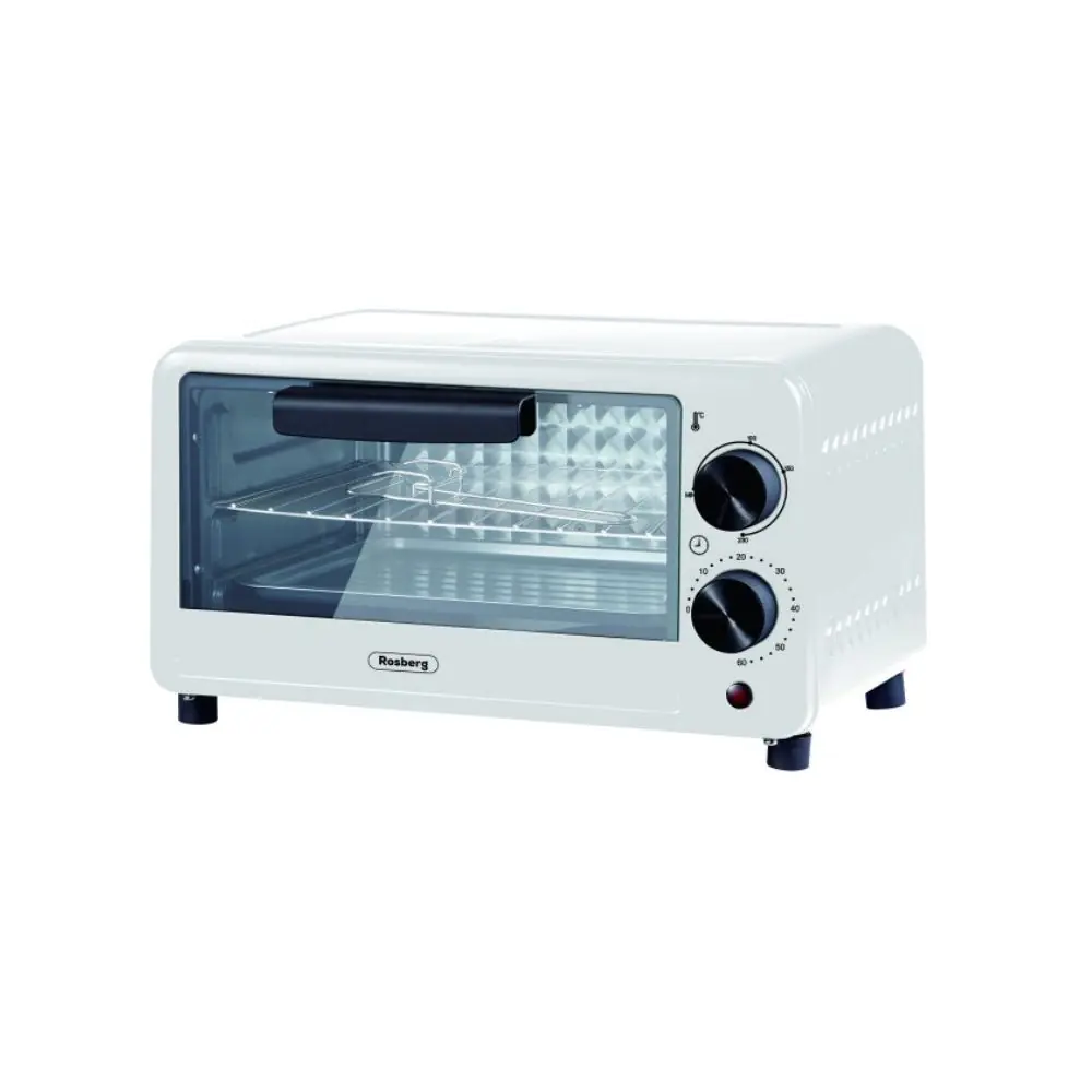 Мини фурна Rosberg R51441C, 800W, 9 литра, 100-230C, Аксесоари, Бял, (20674)