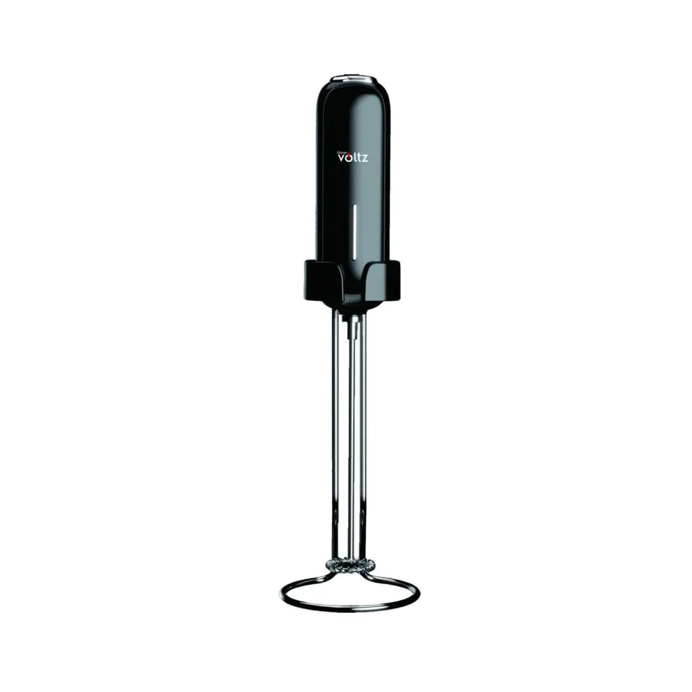 Мини миксер за фрапе и мляко Oliver Voltz OV51163G, 0.5W, Поставка, 2xAA, Черен, (35947262)