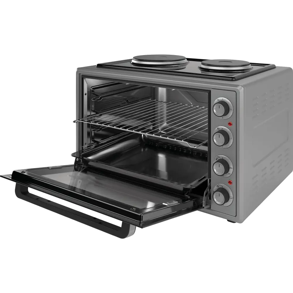 Мини печка ELITE EMO-65302G, 65L, Сив, (35944420)