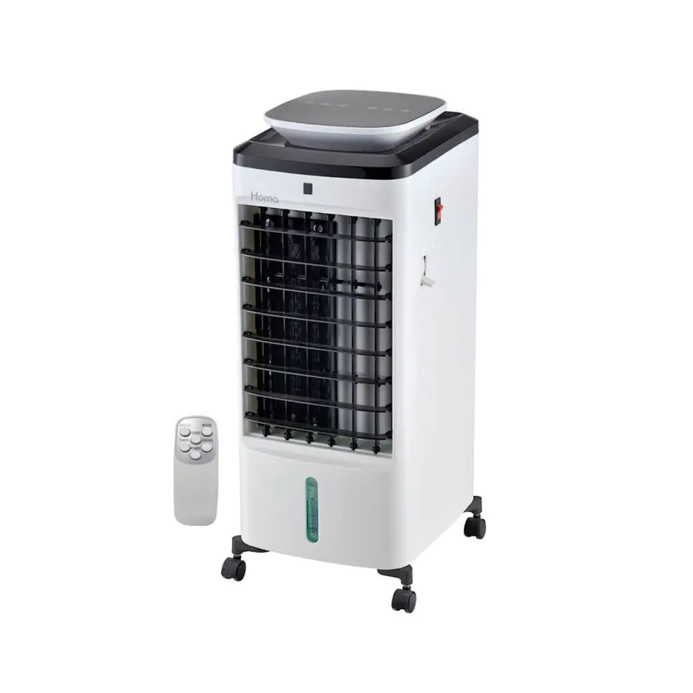 Мобилен охладител и отоплител 4в1 Homa HMCH-8419R, Отопление 1000/2000W, Охлаждане 65W, 3 скорости, Таймер, 4l, Дистанционно, Бял, (15644)