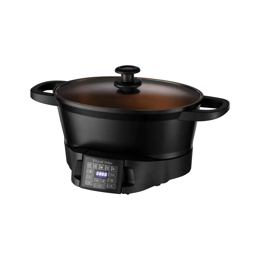 Мултикукър Russell Hobbs Good-to-Go 28270-56, 750W, 6.5 л, 8 програми, Таймер, Размразяване, Лесно почистване, Черен, (35944727)