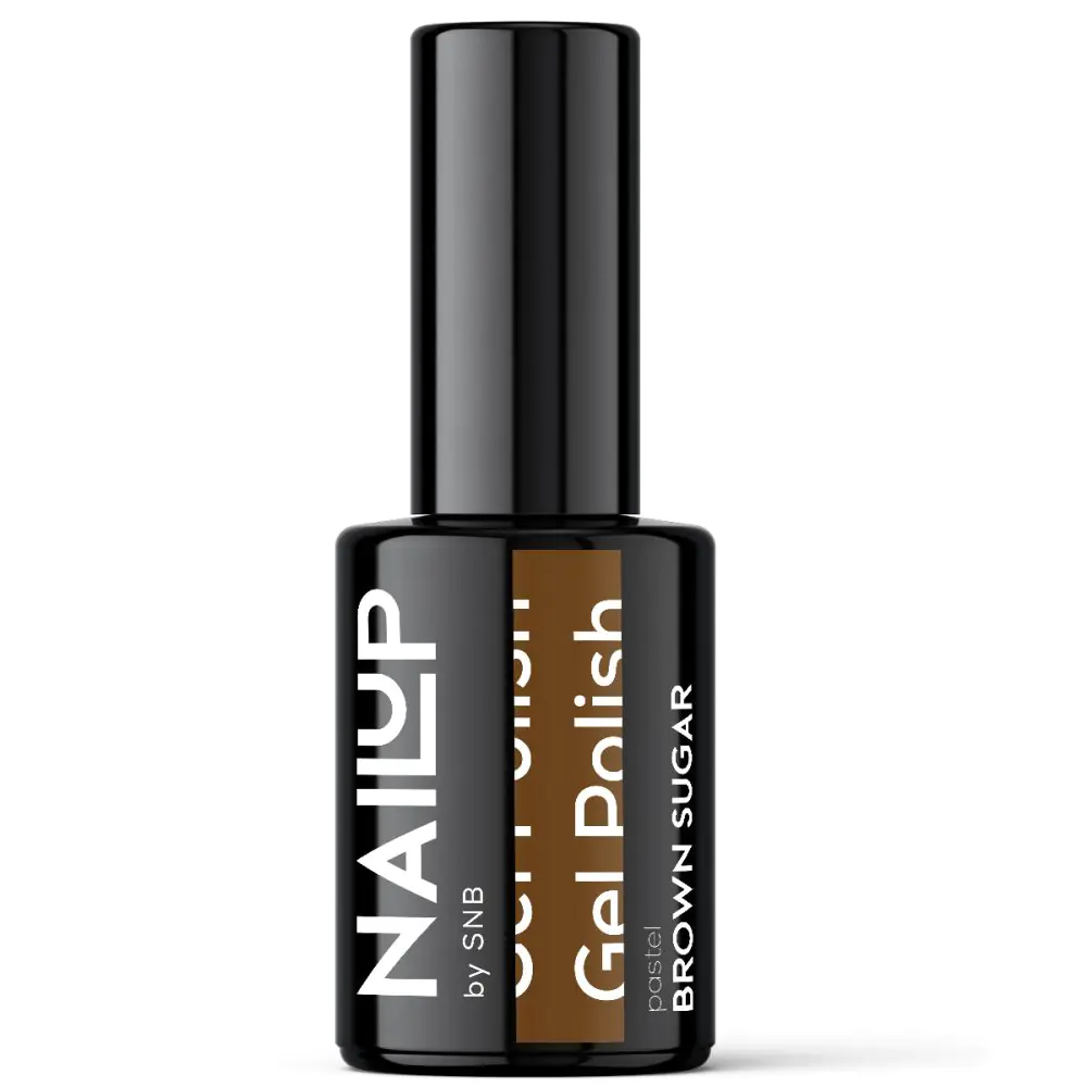 Гел лак NailUP Кафява захар, 6 мл, (35945693)