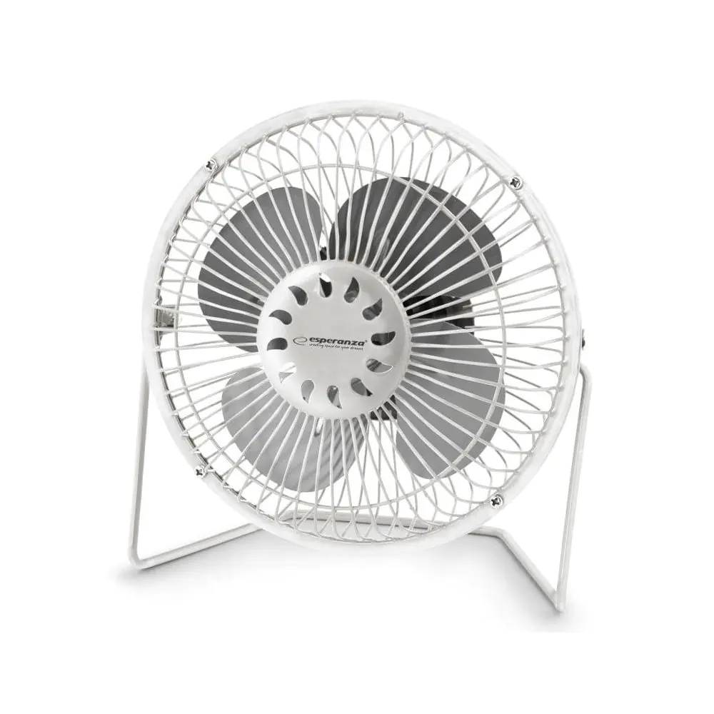 Настолен USB вентилатор Esperanza EA149W, 2.5W, 6 инча, Бял, (13197)