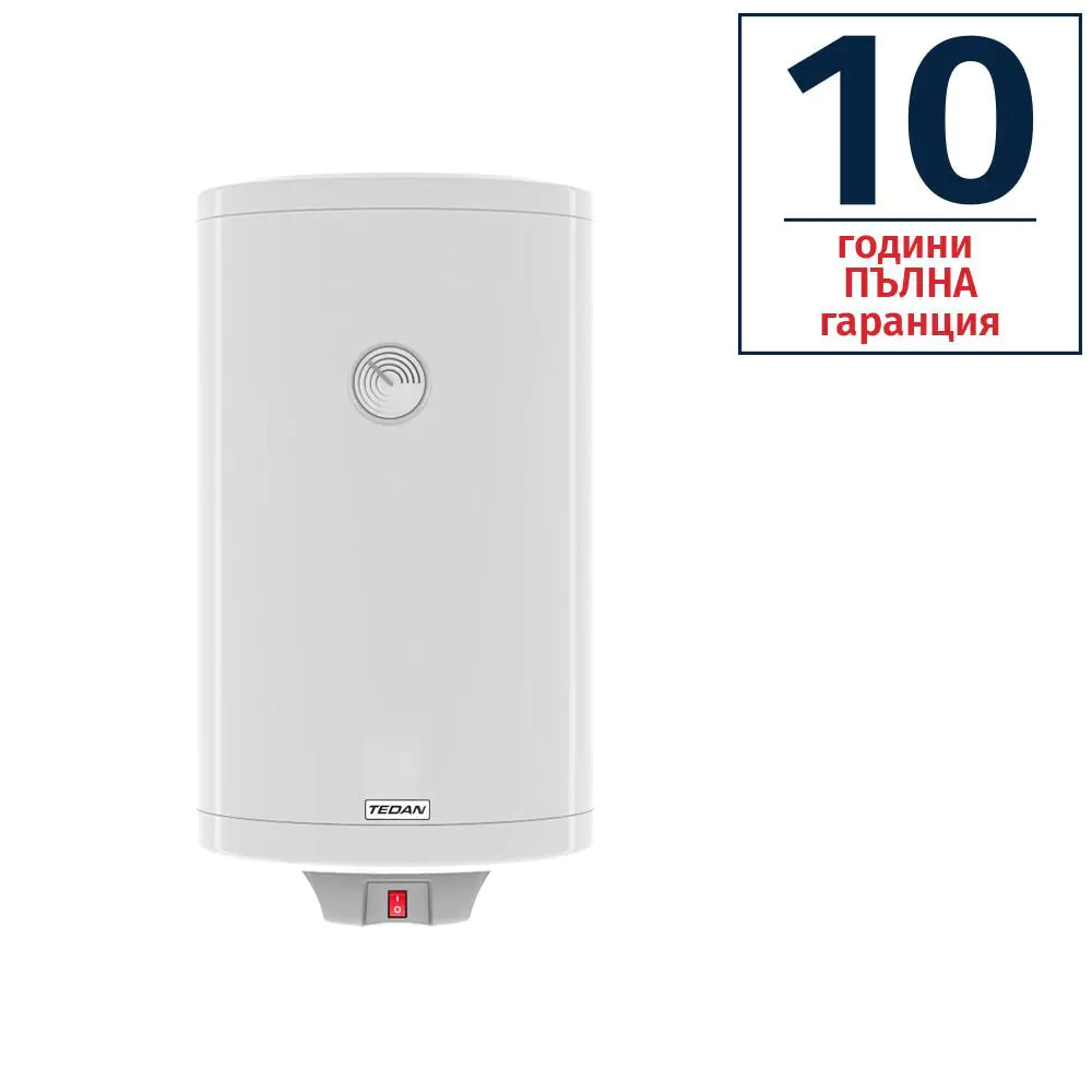 Електрически бойлер TEDAN Classic INOX 50 литра, вертикален, неръждаем, 3 kW, (21048)