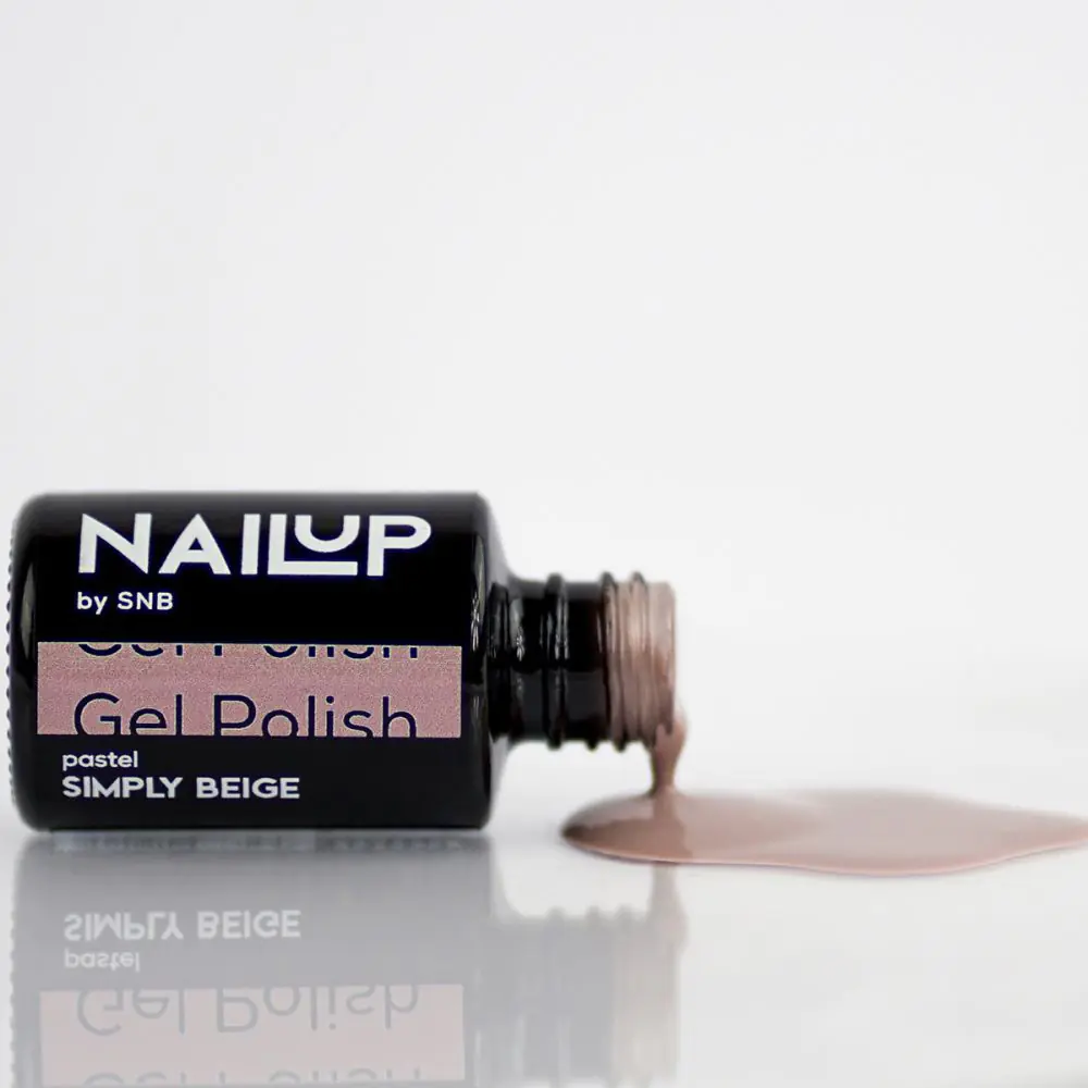 Гел лак NailUP Просто бежово 6 мл, NUC801, (35923031)