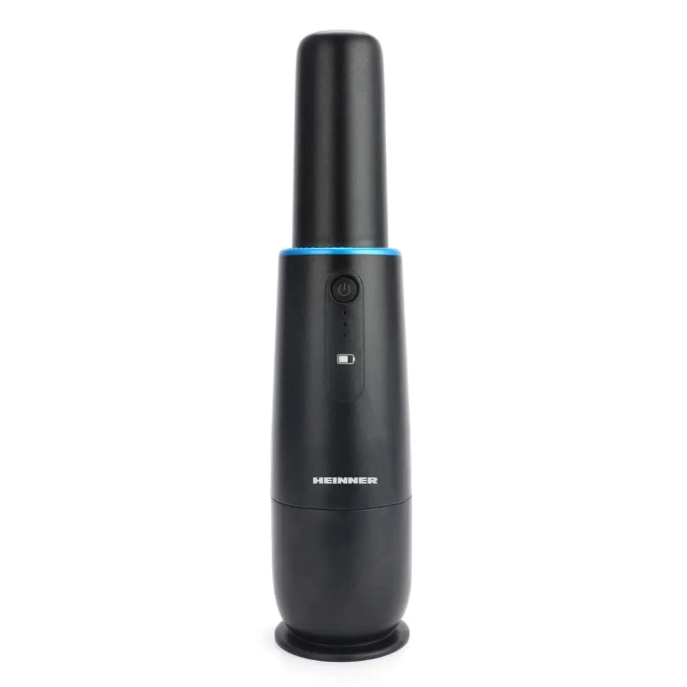 Ръчна прахосмукачка HEINNER HHVC-D7.2BK, 70W, Автономия 12 минути, USB зареждане, Черен, (21363)