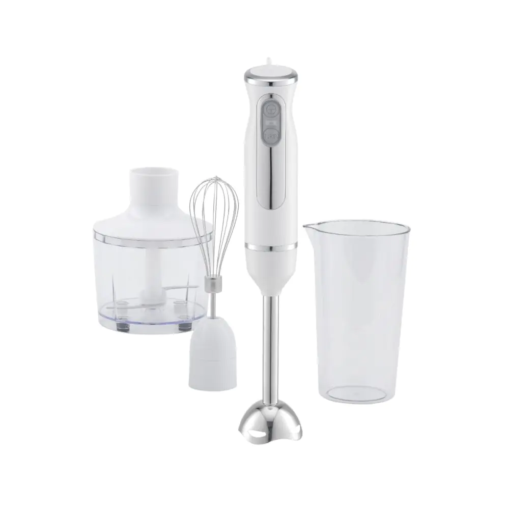 Пасатор, чопър и миксер 3в1 Oliver Voltz OV51112KSC, 800W, 700ml, Стоманена приставка, 2 скорости, Бял, (14645)