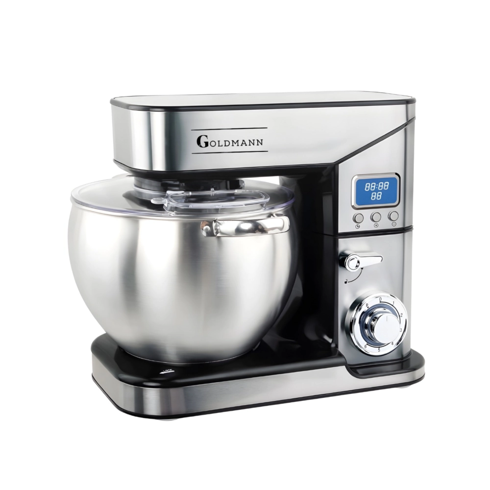 Планетарен миксер Goldmann GM-1115ED, 2800W, 10 л, 6 скорости, Иноксова купа, (35947278)