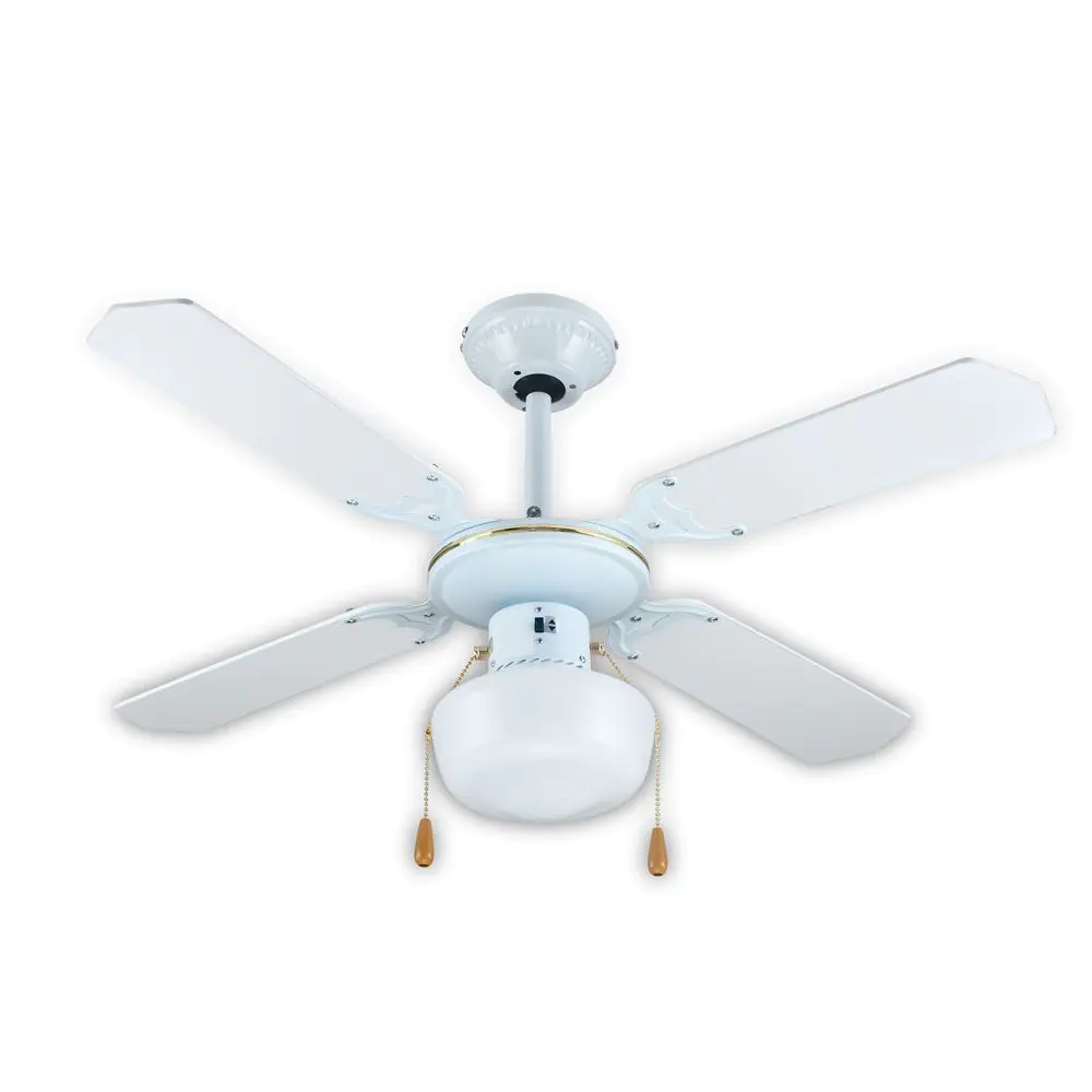 Вентилатор за таван с лампа SAPIR SP 1760 4C1L, 50W, 106 см, 3 степени, Бял
