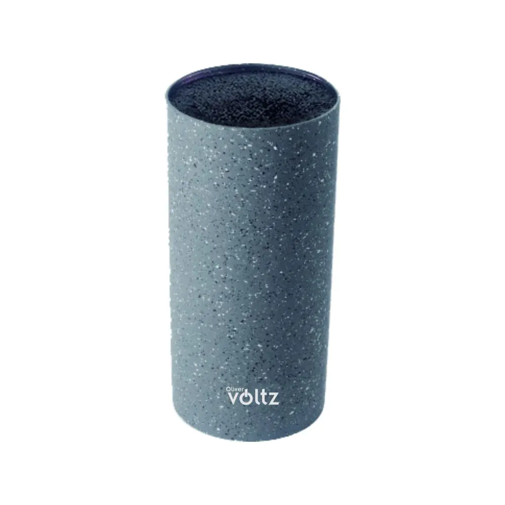 Поставка за ножове Oliver Voltz OV51645AG, Цилиндър, 11х22 см, Сив, (35949855)