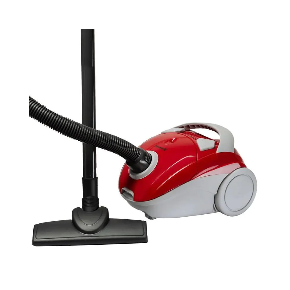 Прахосмукачка с торба Hausberg HB-2080RS, 700W, 1.5 l, Class A, Кабел 3.2м, Червен, (14637)