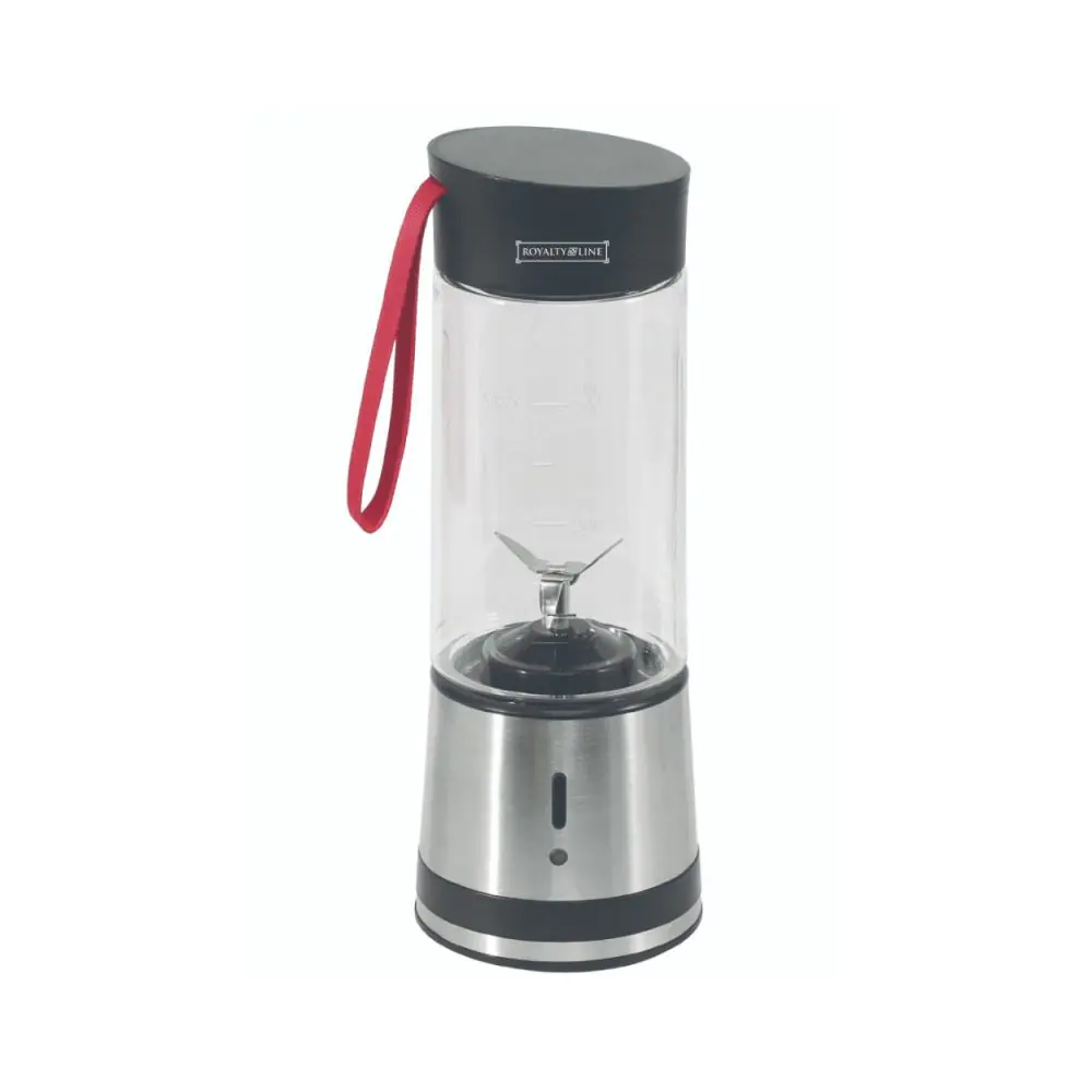 Преносим USB блендер Royalty Line RL-UBP-125, 125W, 300ml, 4 ножа, Сребрист/Черен, (99RLUBP125)