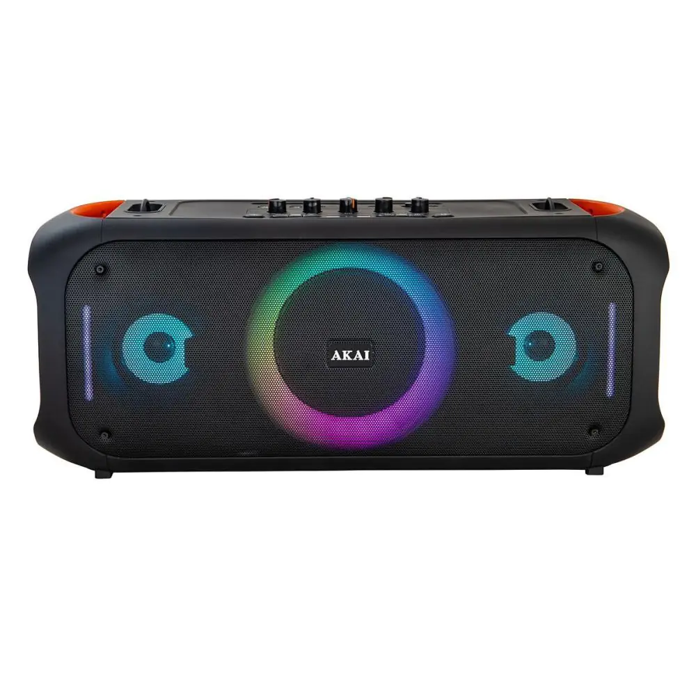Преносима тонколона AKAI ABTS-150, Мощност 80W, Безжичен микрофон, Bluetooth, Черен (22166)