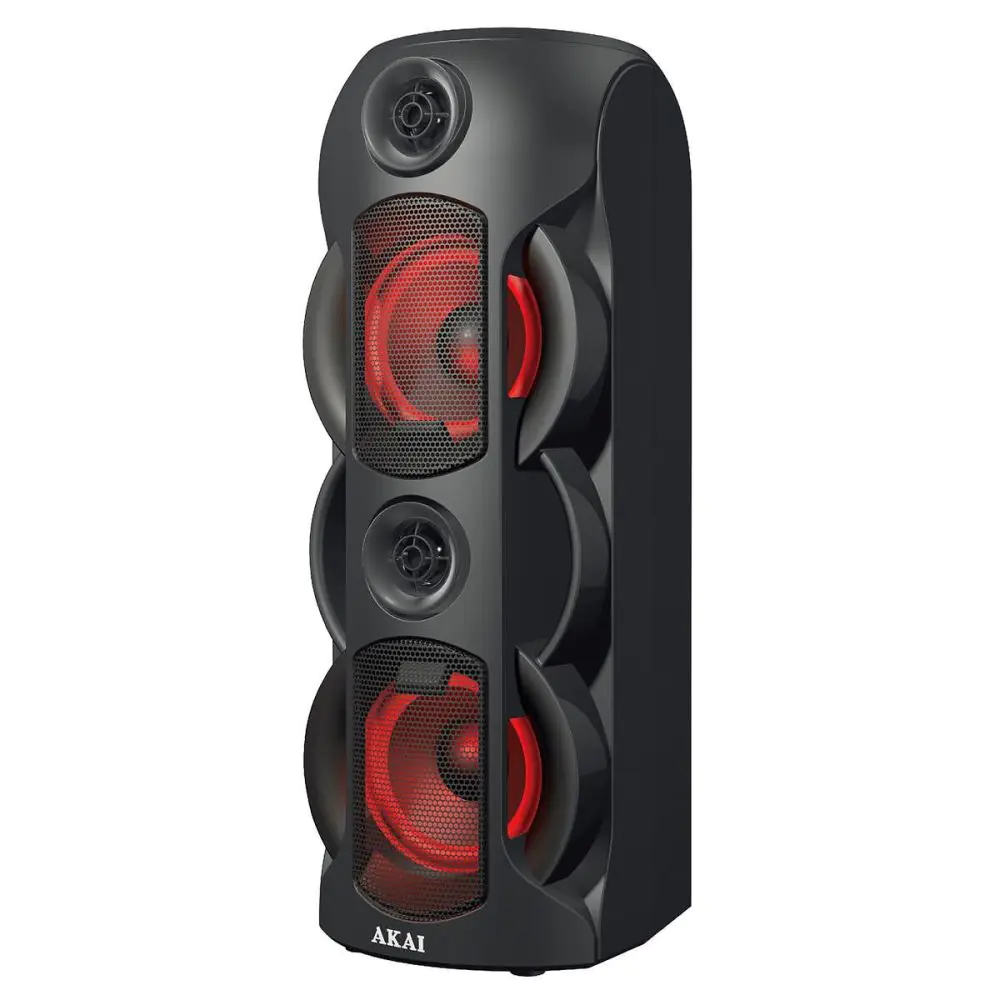 Преносима тонколона AKAI PARTY SPEAKER 370, Мощност 60W, Bluetooth, Черен (22168)