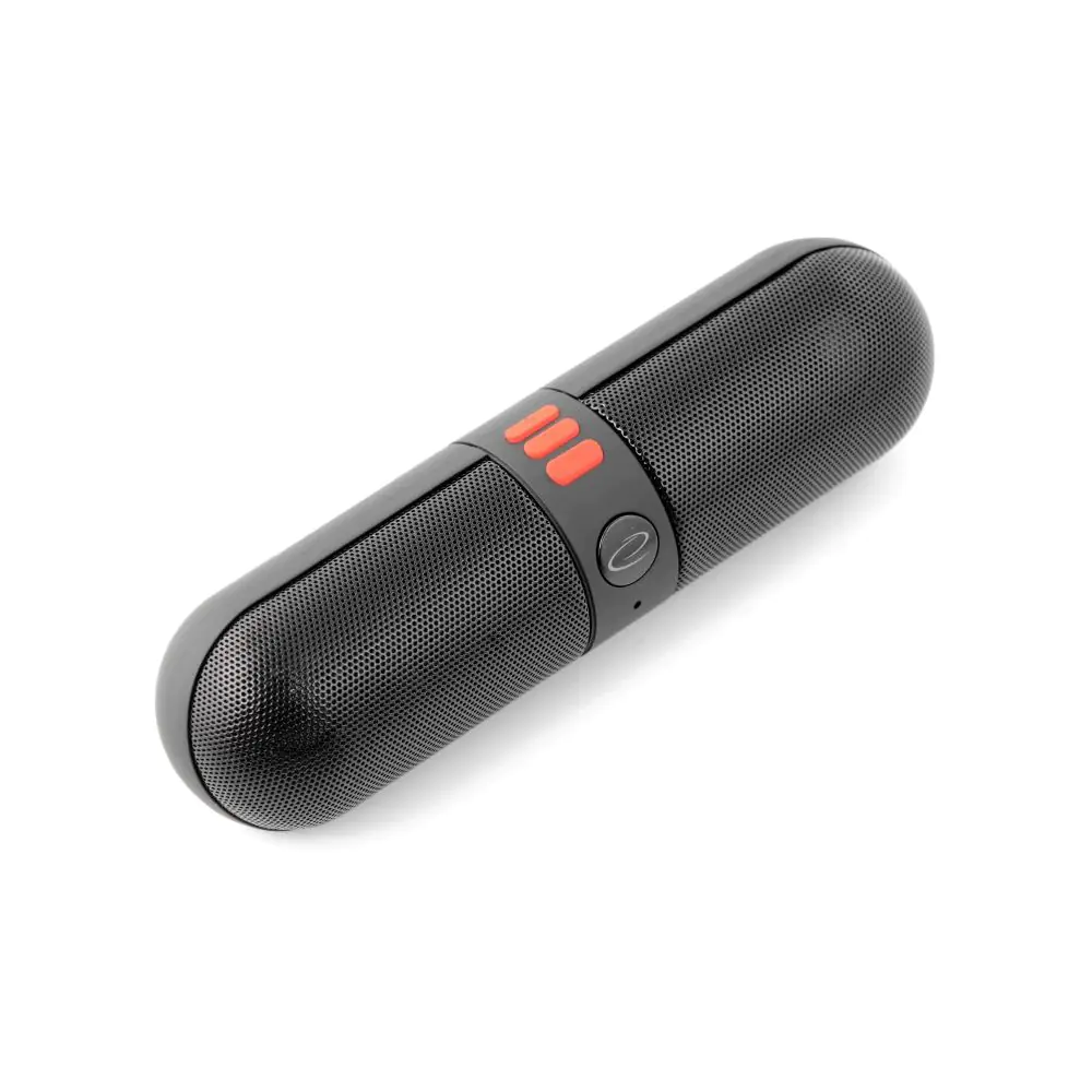 Преносима тонколона Esperanza EP118KR, 1200 mAh, Bluetooth, 2x3W, MicroSD, USB, Черен, (16468)