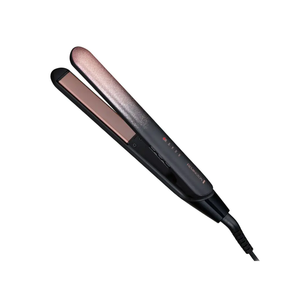 Преса за коса Remington S5305 Rose Shimmer, 150-230C, Керамични плочи Advanced Ceramic, Турбо система, Черен/Розов, (35922521)