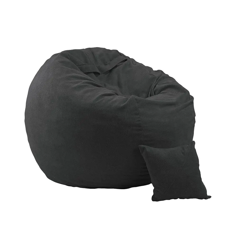 Комплект, Барбарон и декоративна възглавница 800л., King Size XL - Black Velvet, Перящ се калъф, Трансформира се в легло, Пълнеж с микс от мемори пяна и дунапрен, Гама Plush honey, 8218
