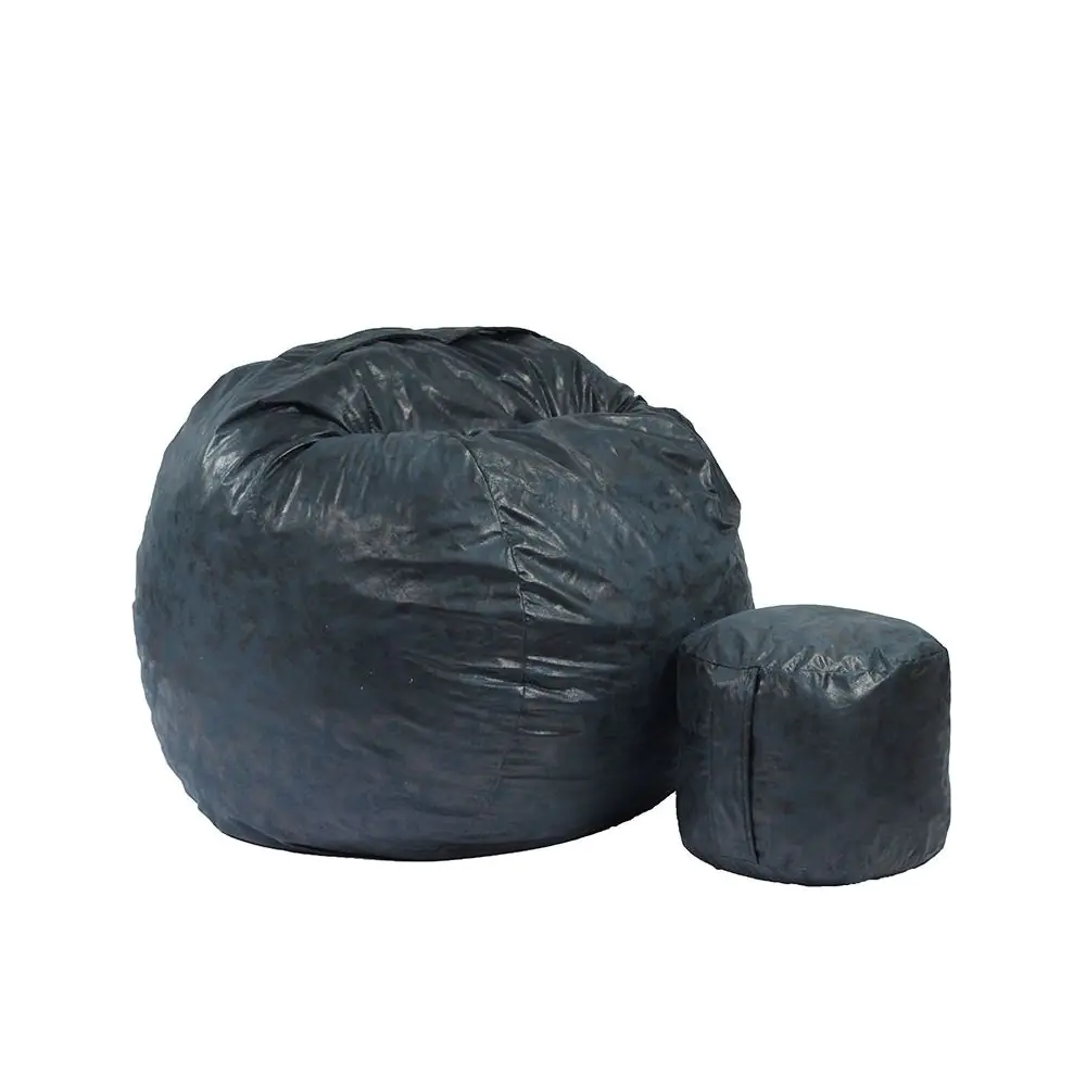Комплект, Барбарон и табуретка за крака, 700л., King Size, Before Dawn, Перящ се калъф, Трансформира се в легло, Пълнеж с микс от мемори пяна и дунапрен, Гама Premium, 8445