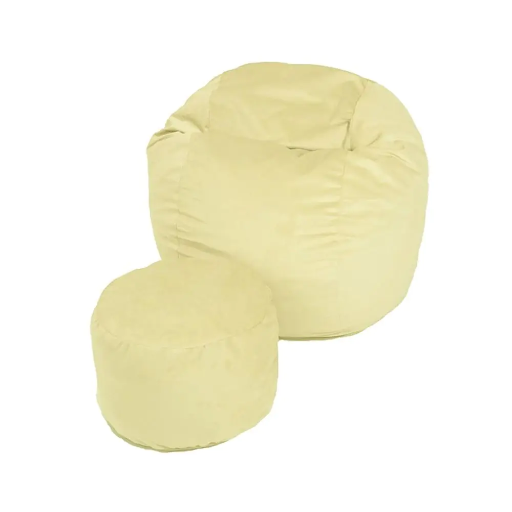 Комплект, Барбарон и табуретка за крака, King Size - Lemon, Трансформира се в легло, 700л., (8073)