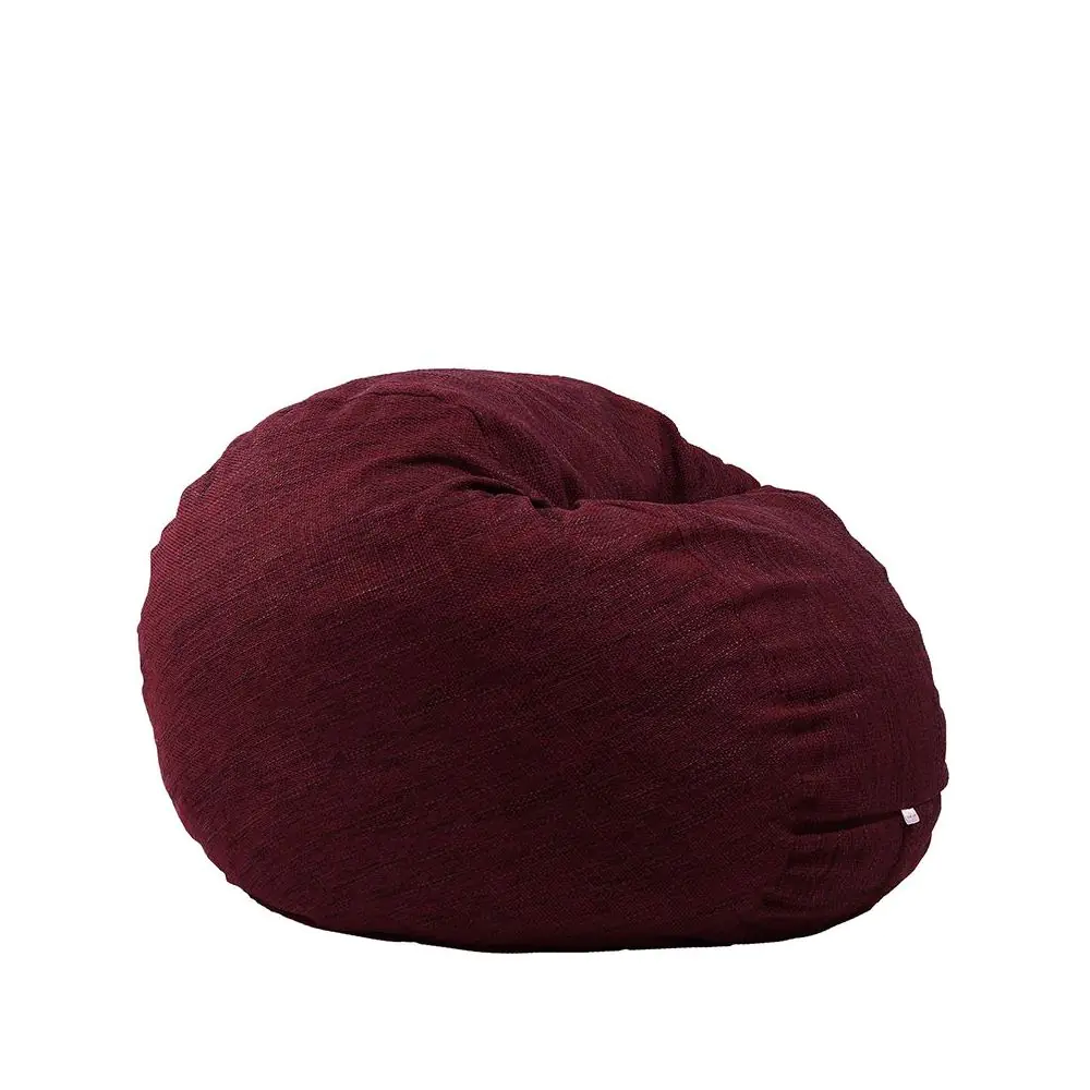 Пуф, Барбарон, 600л., King Size, Red Wine, Перящ се калъф, Трансформира се в легло, Пълнеж с микс от мемори пяна и дунапрен, Гама Premium Rustic