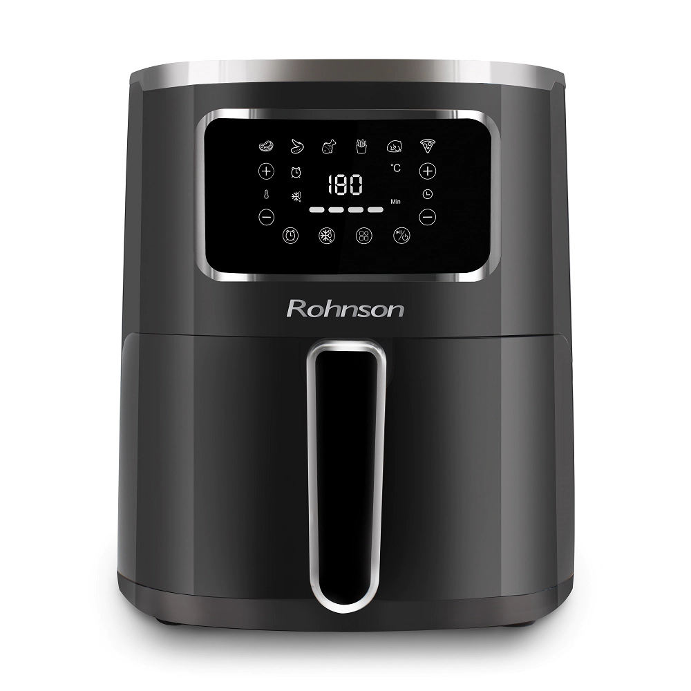 Фритюрник AirFryer Rohnson R-2802, 1450W, 5 литра, черен, (16911)