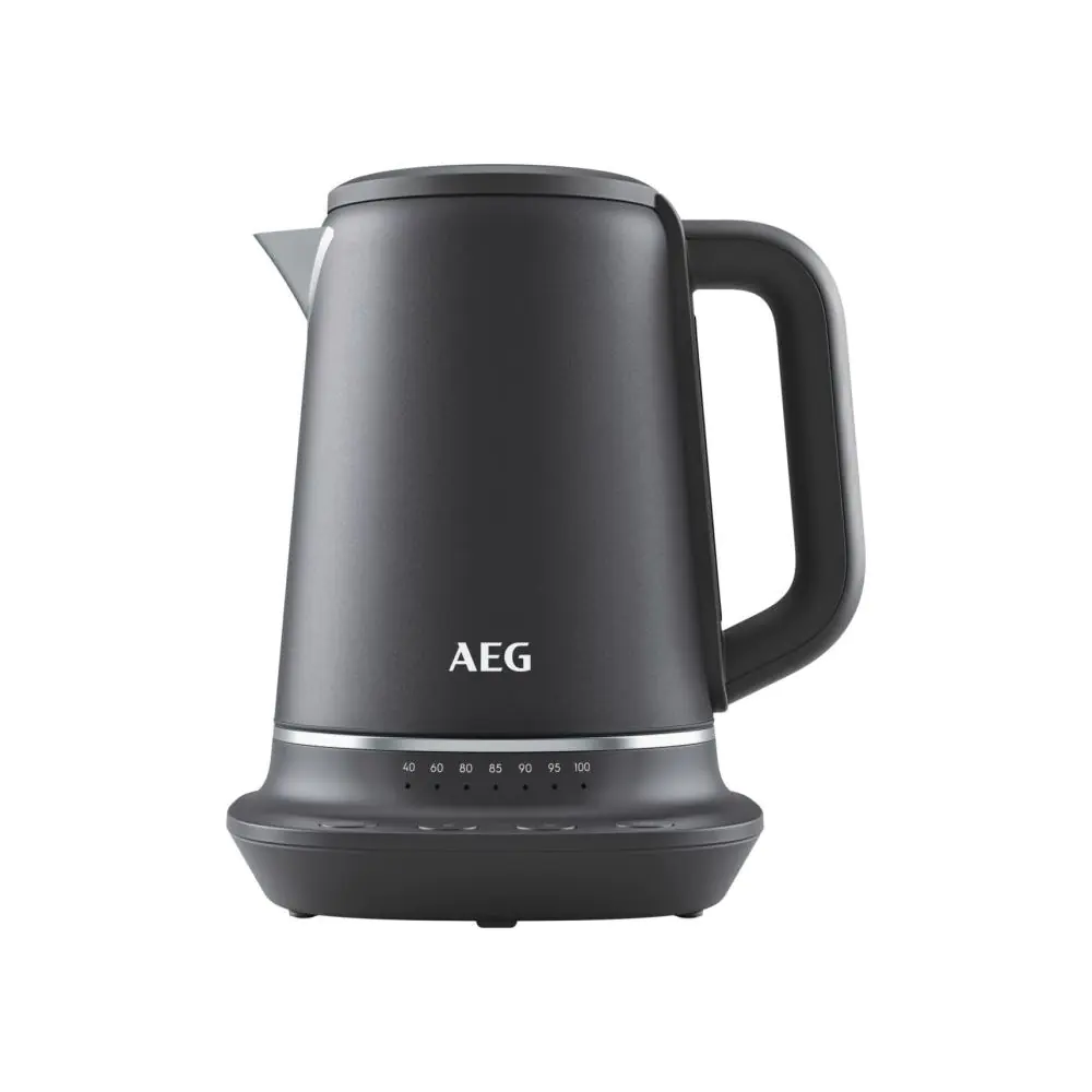 Електрическа канa AEG GOURMET K7-1-6BP, 1.7 L, 2400W, Контрол на температурата, Перлено черна, (22029)