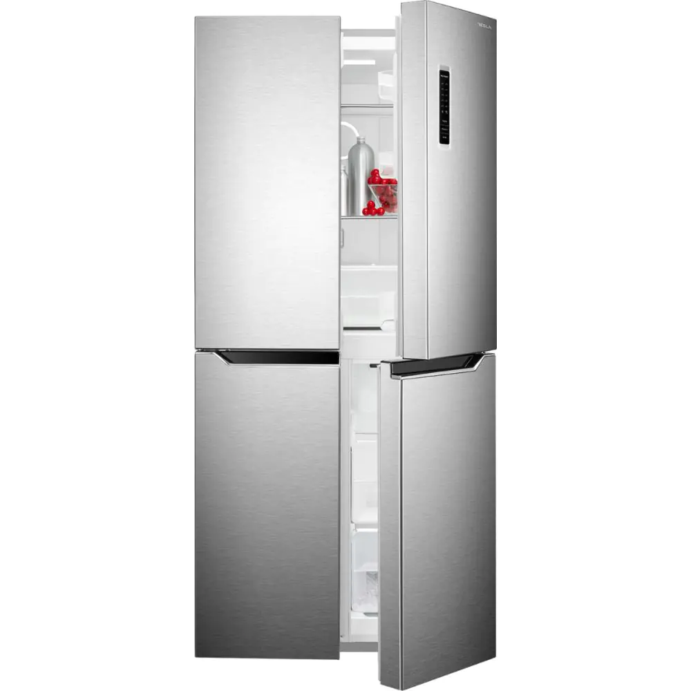 Хладилник Tesla Side by Side RM3400FHXE, 362 L, Total No Frost, Slim дизайн, Инокс, (35930935)