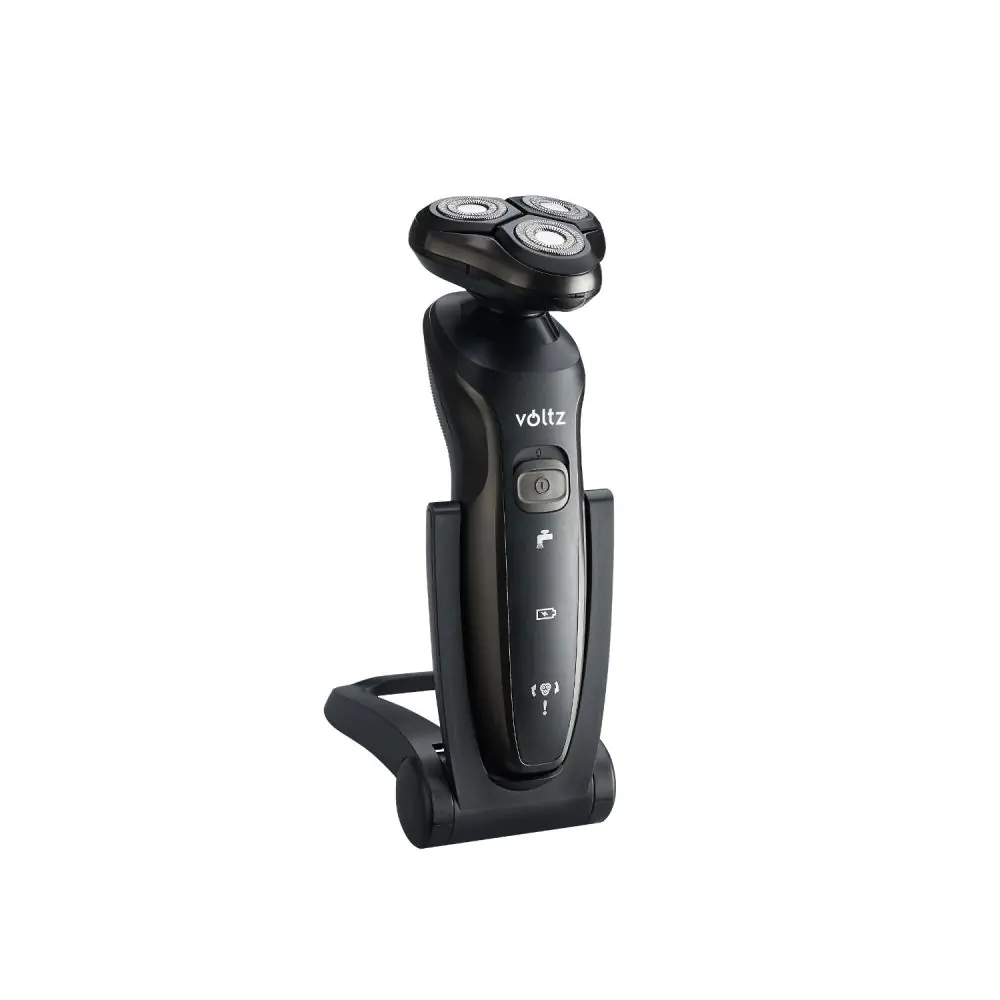 Самобръсначка Voltz V51814A, IPX4, 8500 оборота, 3 глави, USB зареждане, Черен, (555V51814A)