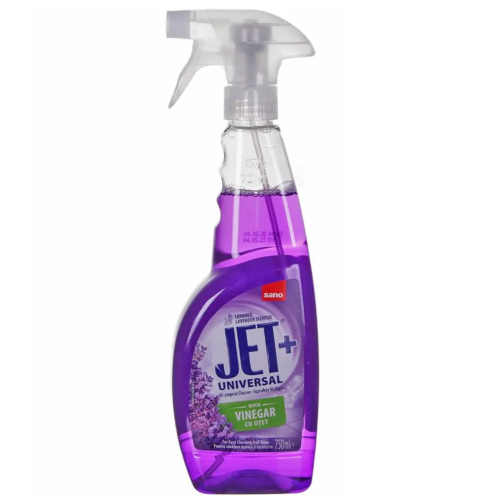 Универсален почистващ препарат Sano JET+ Vinegar, Спрей, 0.750 л