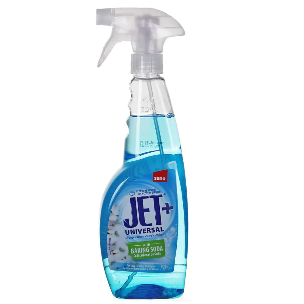 Универсален почистващ препарат Sano JET+ Baking Soda, Спрей, 0.750 л
