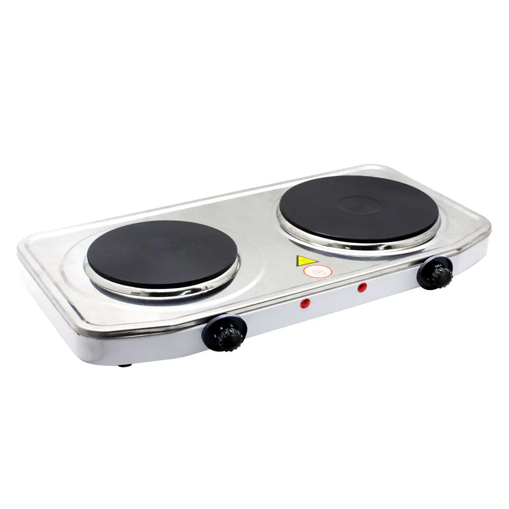 Електрически котлон двоен SAPIR SP 1445 ODS, 2500 W, Регулируем термостат, Бял/Сребрист